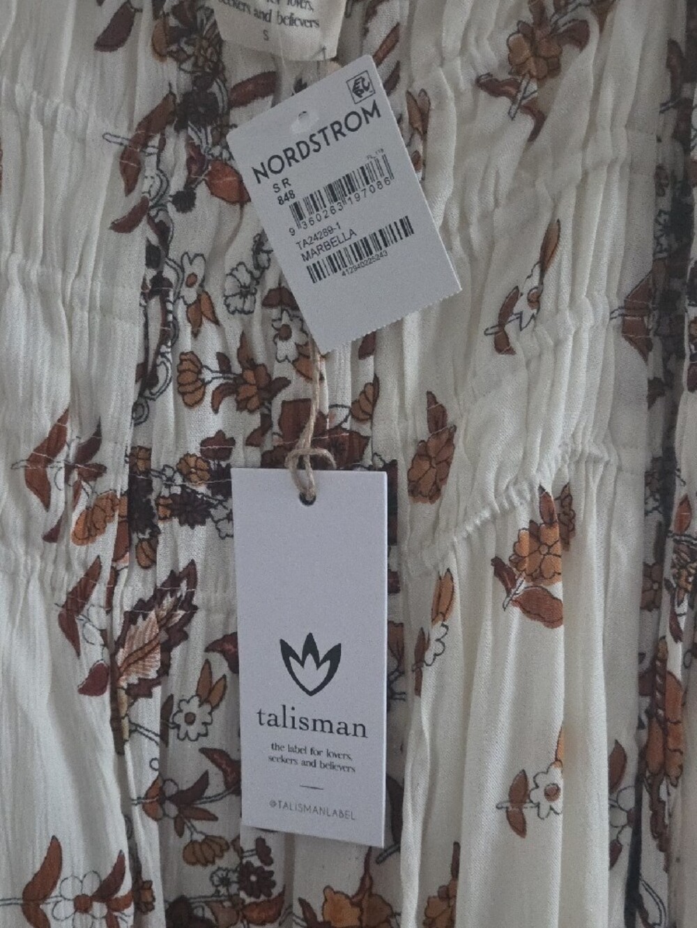 Talisman Cream Floral Maxi Skirt - Picture 2 of 3